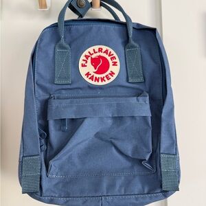 Fjallraven Kanken Blue Kids Backpack